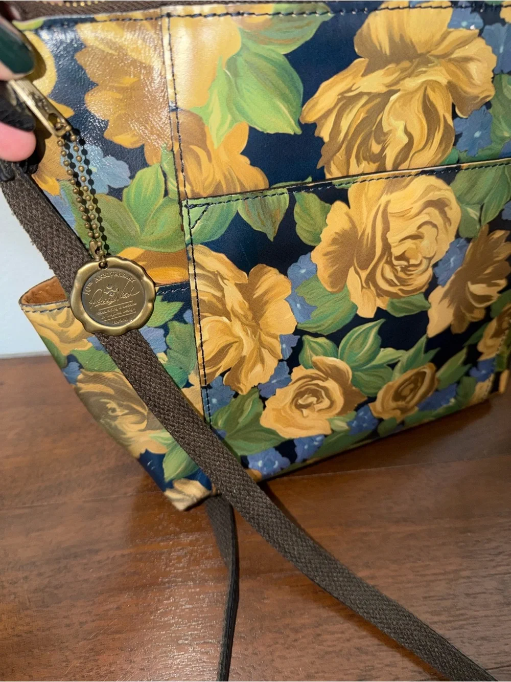 Patricia Nash Aveley top zip crossbody